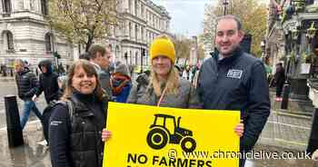 Northumberland  Conservative councillors join farmers at protest in London