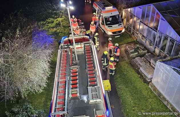 FW Reichenau: Nach der Party brennt die Küche, Verbandssübung der Feuerwehren Reichenau und Konstanz Abteilung Altstadt und dem DRK auf der Insel Reichenau, 19.11.2024, Reichenau-Niederzell