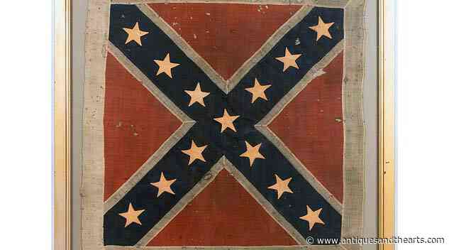 Confederate Civil War Flag Flies High At Jeffery Evans