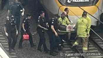 Horror as man is hit by a train at one of Queensland's busiest stations