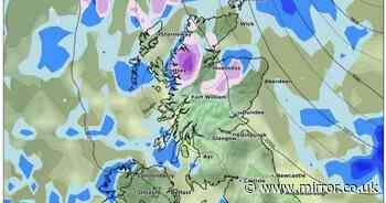 UK weather: Snow forecast to blast Britain today as maps turn purple in fresh cold hit