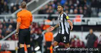 Callum Wilson and Eddie Howe in agreement after controversial Newcastle United incident