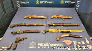 Saskatoon police charge 10 following months long guns trafficking investigation