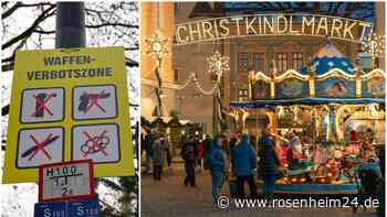 Messer-Verbot auf dem Rosenheimer Christkindlmarkt: Drohen jetzt Taschen-Kontrollen?