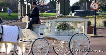 Emotional scenes as mourners pay tribute at Fenwick make-up artist Irene Roozbayani's funeral