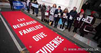 Bereaved relatives who 'suffered worst consequences of pandemic' demand to speak at Covid-19 Inquiry