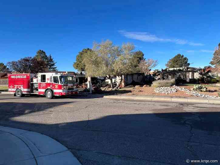 Albuquerque home undergoing repairs left 'uninhabitable' by fire