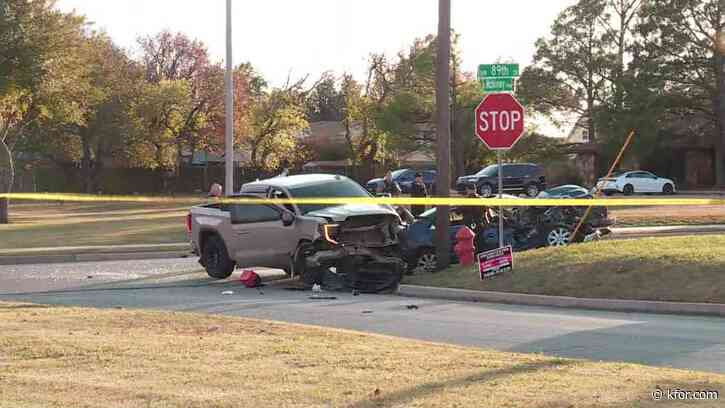 One person dead after crash in SW Oklahoma City