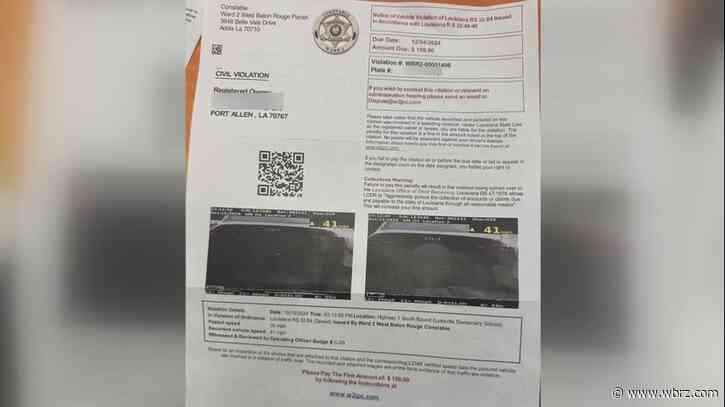 INVESTIGATIVE UNIT: AG's office says thousands of La. 1 speeding tickets sent by mail are illegal