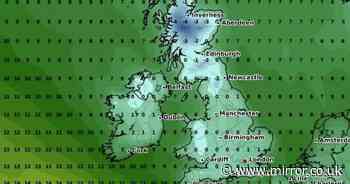 UK weather: New snow maps reveal exactly where and when -4C deep freeze will blitz Brits