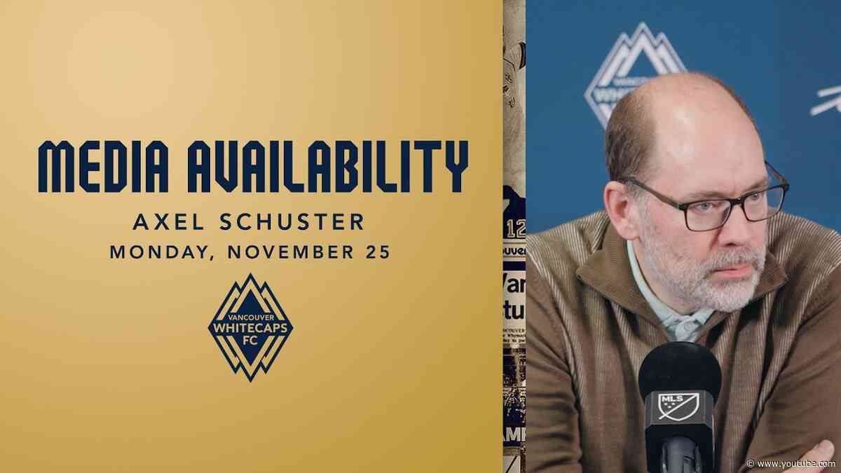 Media Availability: Axel Schuster | November 25, 2024