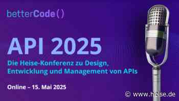 heise-Angebot: Referenten gesucht! – Jetzt Proposals zur Heise-API-Konferenz einreichen