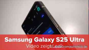 Samsung Galaxy S25 Ultra: Video zeigt Leak