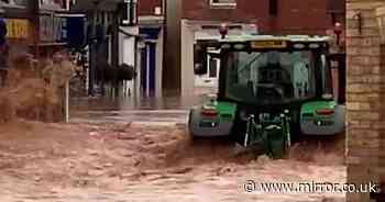 Major update on Tenbury Wells tractor driver arrested for 'ploughing down flooded street'