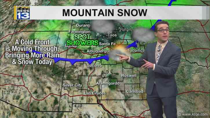 Snow/Rain in the north, mild weather in southern New Mexico