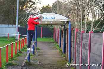 Football fans from across the globe flocking to a club's supermarket trolley stand