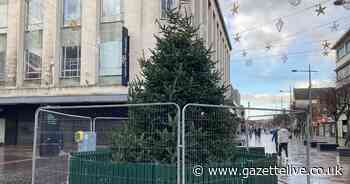 Middlesbrough town centre Christmas tree labelled an 'embarrassment' by unhappy councillor