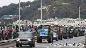 More than 100 tractors head for Dover as farmers launch fresh protest against Keir Starmer's inheritance tax grab