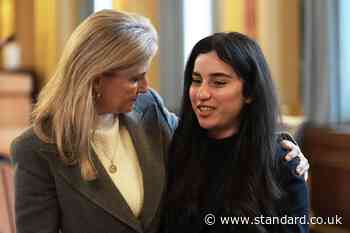 Sophie offers support to Yazidi genocide survivor as she pays tribute to bravery