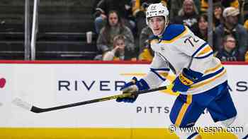 Sabres get forward Thompson back from injury