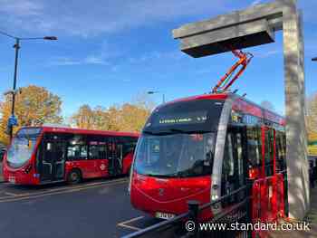 One of London's new 'tram buses' involved in crash on launch day