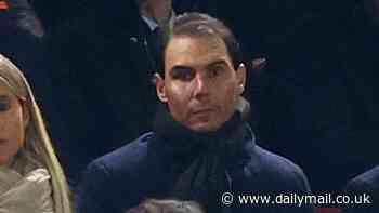 Rafael Nadal watches Liverpool take on his beloved Real Madrid in the Champions League - after hugging Pep Guardiola on Man City visit as tennis legend enjoys first week of retirement