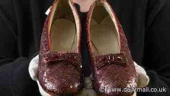 Judy Garland's Wizard of Oz ruby slippers are set to go under the hammer for £2m - after being stolen by mobster