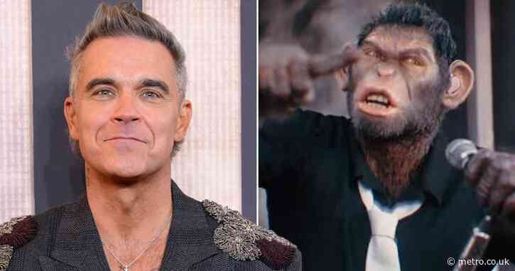 Robbie Williams reveals why he’s played by a CGI monkey in ‘unusual’ biopic