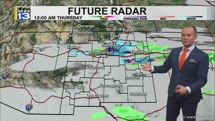 Snow continues in parts of New Mexico ahead of Thanksgiving Day