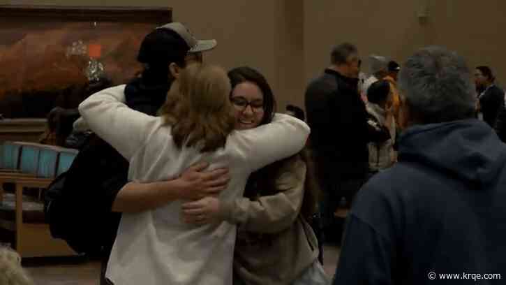 One of the busiest travel days of the year fosters heartwarming reunions at Albuquerque International Sunport