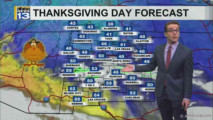 Snow winding down & colder on Thanksgiving