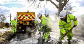 £1 million Northumberland County Council programme to prevent potholes and flooding gets underway