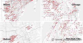 Maps Pinpoint Where Democrats Lost Ground Since 2020 in 11 Big Cities