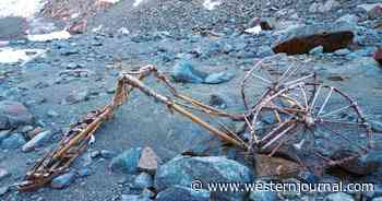 Mysterious Construct Appears Out of Melting Glacier