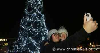 13 pictures as families gather in Newcastle city centre for Christmas tree light switch on