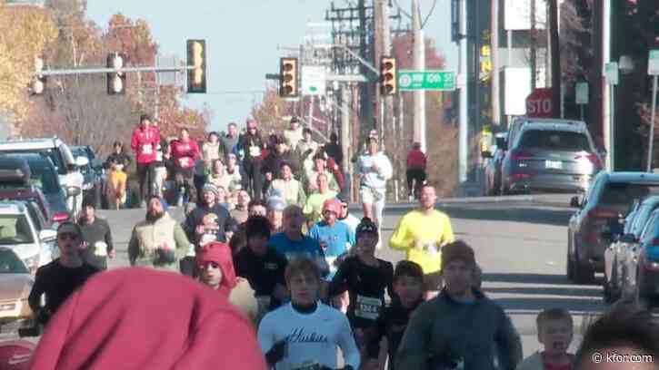 Thousands brave cold temperatures for the 24th annual OKC Turkey Tracks race