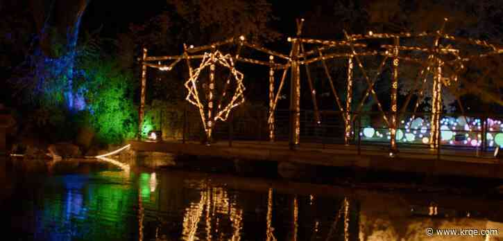 Sasebo Japanese Garden at ABQ BioPark gets illuminated by River of Lights' intricate display