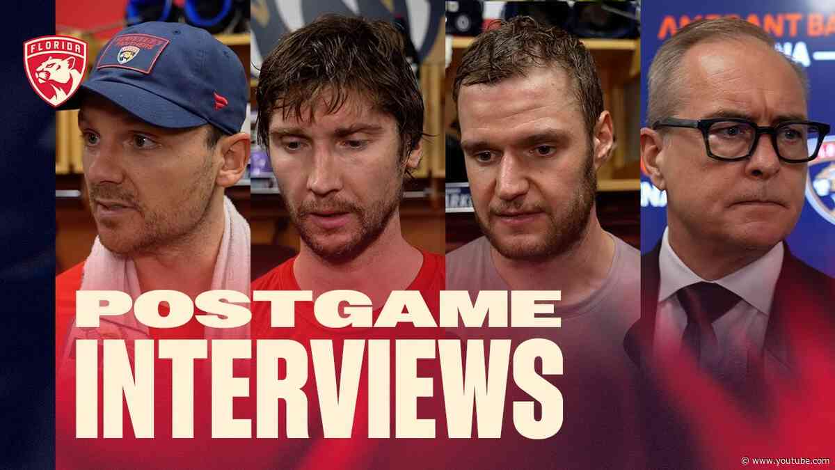 "Being physical -- that's our game." | Reinhart, Bob, Barkov, Coach Postgame Reaction | 11.27.24