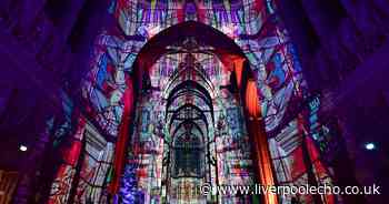 11 breathtaking photos capture first night of stunning cathedral light show