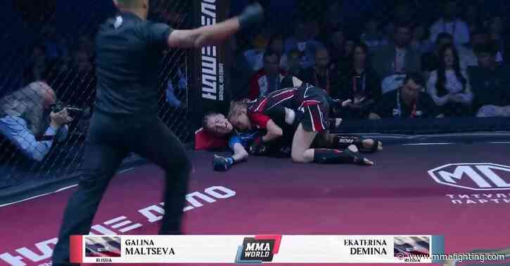 Missed Fists: Ekaterina Demina suffers nightmarish arm break