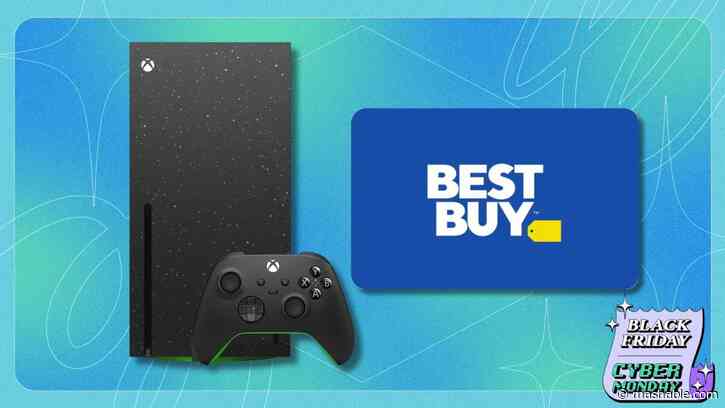 Get a free $75 gift card with the Xbox Series X in the Best Buy Black Friday sale