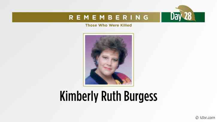 168 Days to remember those lost in the OKC bombing: Kimberly Ruth Burgess