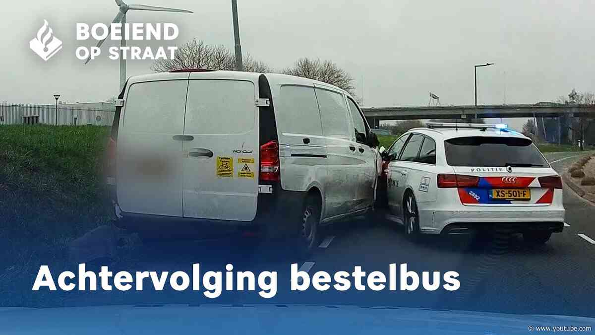 Achtervolging Capelle a/d IJssel I Gestolen bestelbus I Parkshuttle