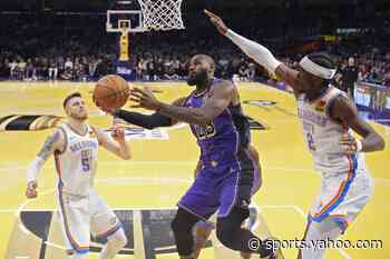 Lakers drop second NBA Cup game with loss to visiting Thunder