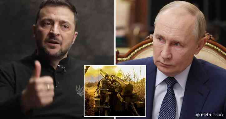 Zelensky hints at ending war with parts of Ukraine still in Putin’s hands