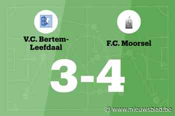 Winnende reeks van Bertem-Leefdaal B eindigt na wedstrijd tegen Moorsel B