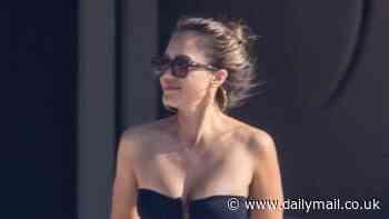 Jessica Alba showcases her tanned and toned curves as she enjoys the beach in Puerto Vallarta