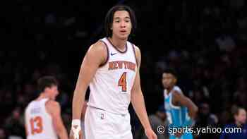 Knicks assign rookie Pacome Dadiet to Westchester