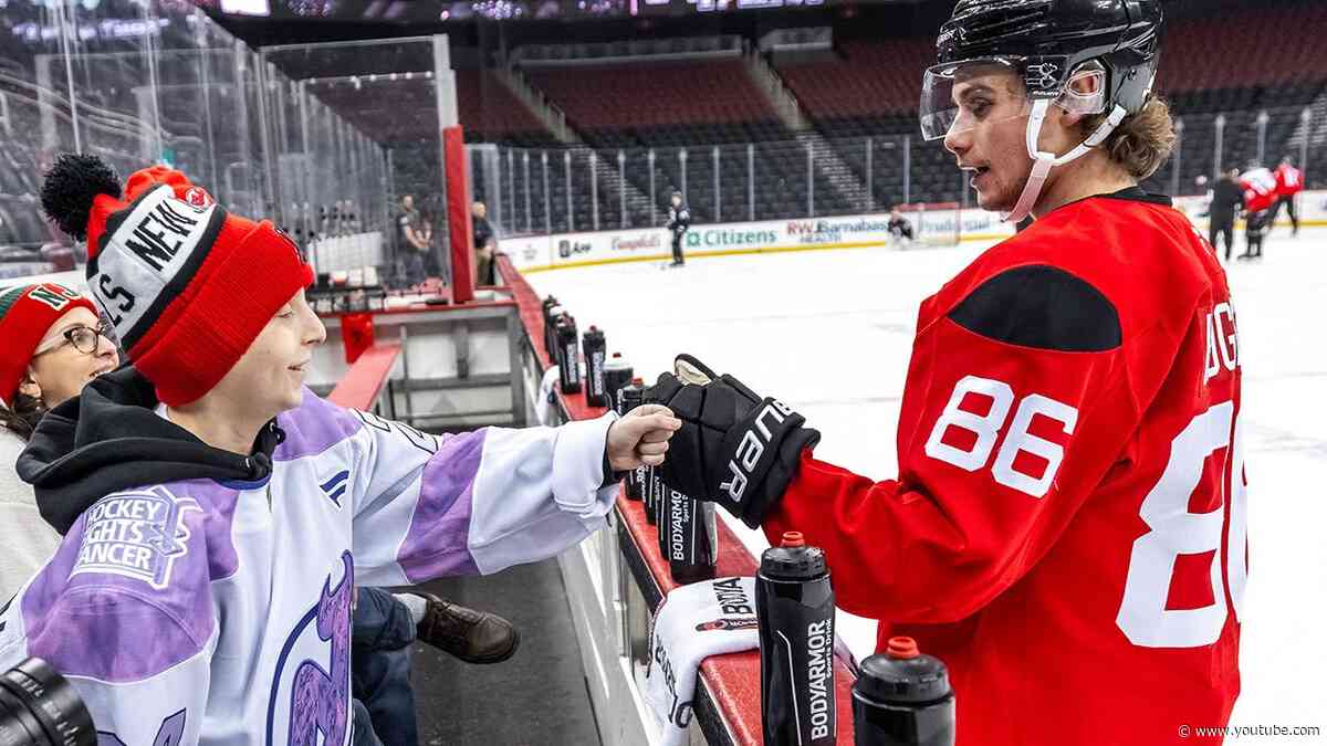 12-year-old Theo Koshenkov joins the Devils on a One-Day Contract