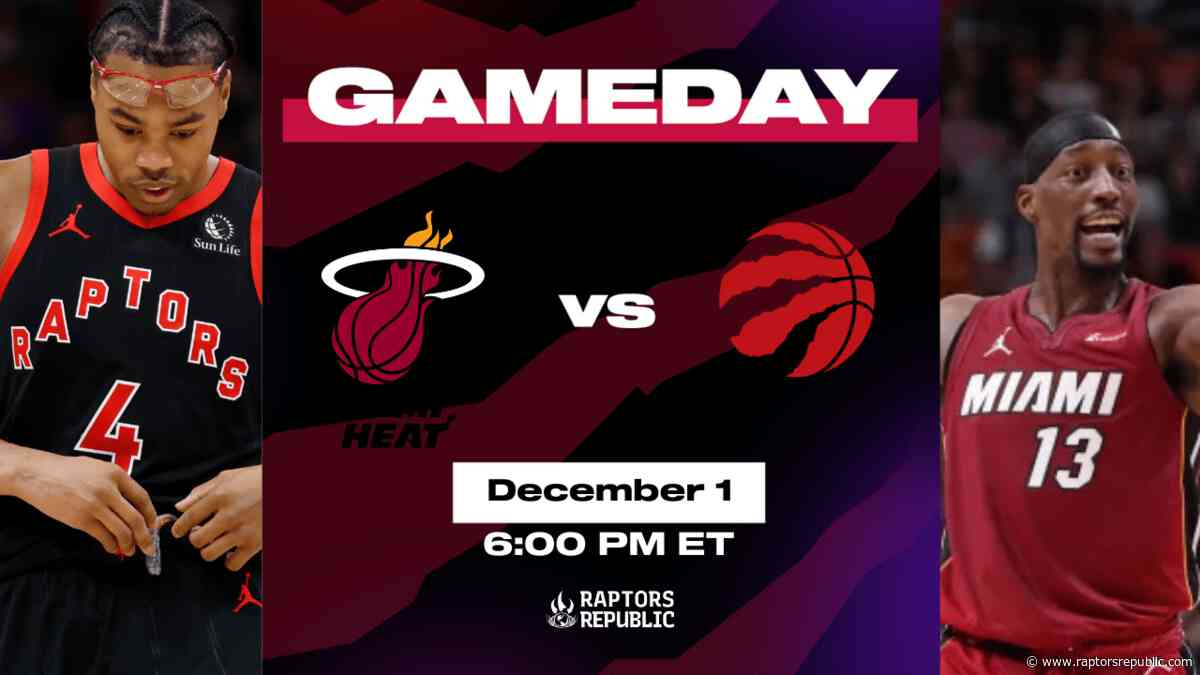 Gameday: Heat @ Raptors, December 1